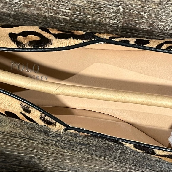 Polo Ralph Lauren Leopard Print Haircalf Flats - US Size 6B - Picture 13 of 14